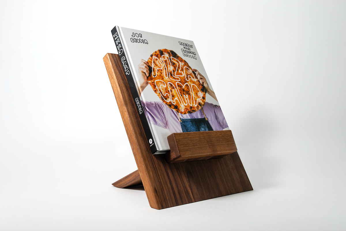 Adjustable Cookbook & Cutting Board Stand