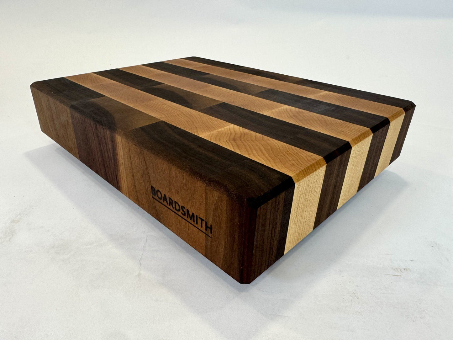 177 Maple/Walnut Stripe 14 1/4 x 11 x 2 3/4