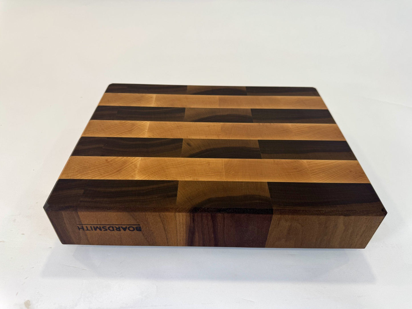 177 Maple/Walnut Stripe 14 1/4 x 11 x 2 3/4