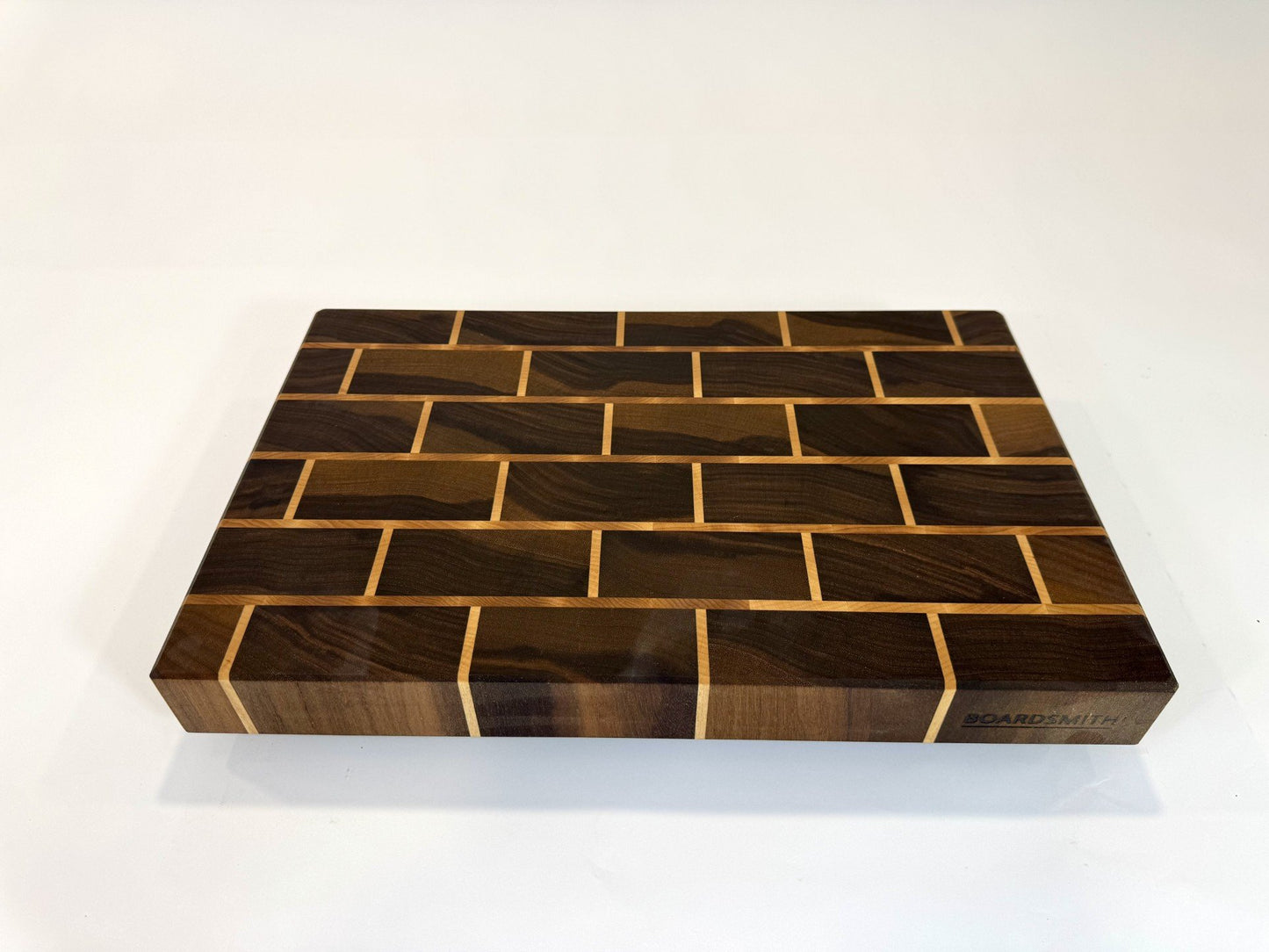 189 Walnut and Maple Brick 18 x 12 x 2