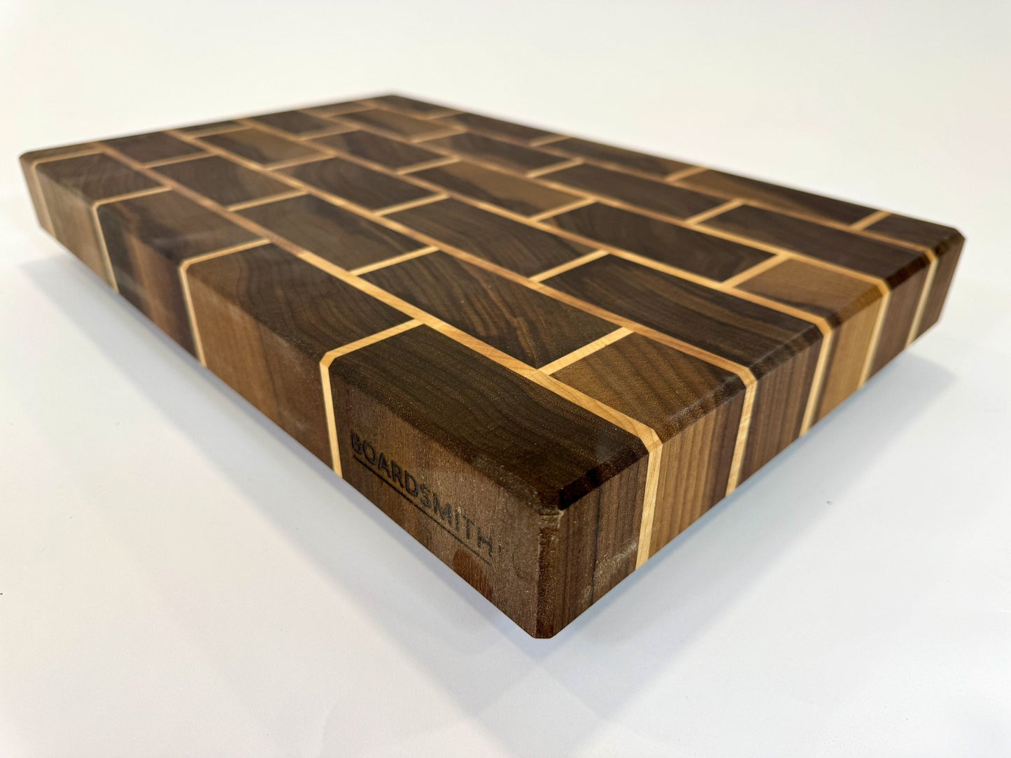 189 Walnut and Maple Brick 18 x 12 x 2