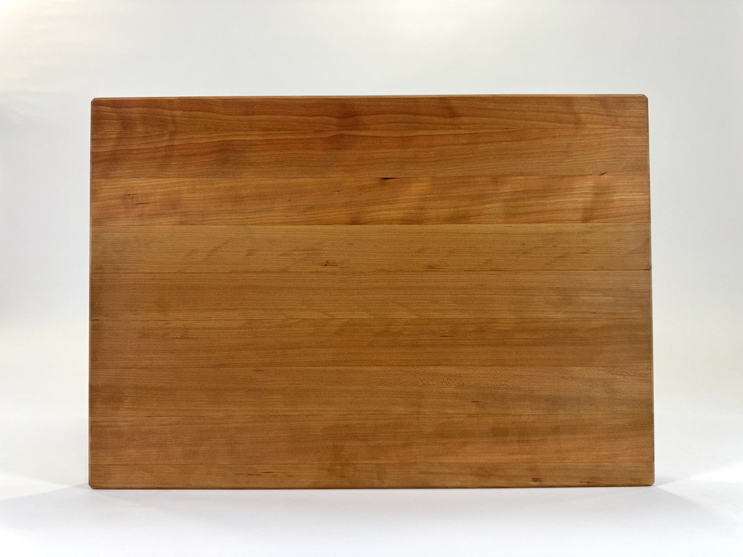 459 Cherry Edge Grain with Bottom Perimeter Groove & Finger Grooves