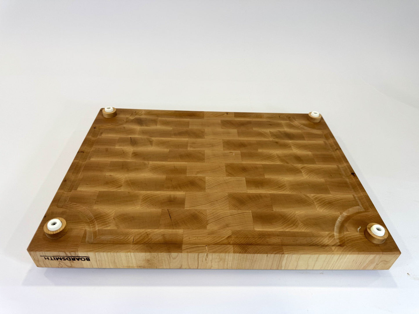 463 Maple 24 x 18 x 2 with Bottom Juice Groove & Finger Grooves & Feet