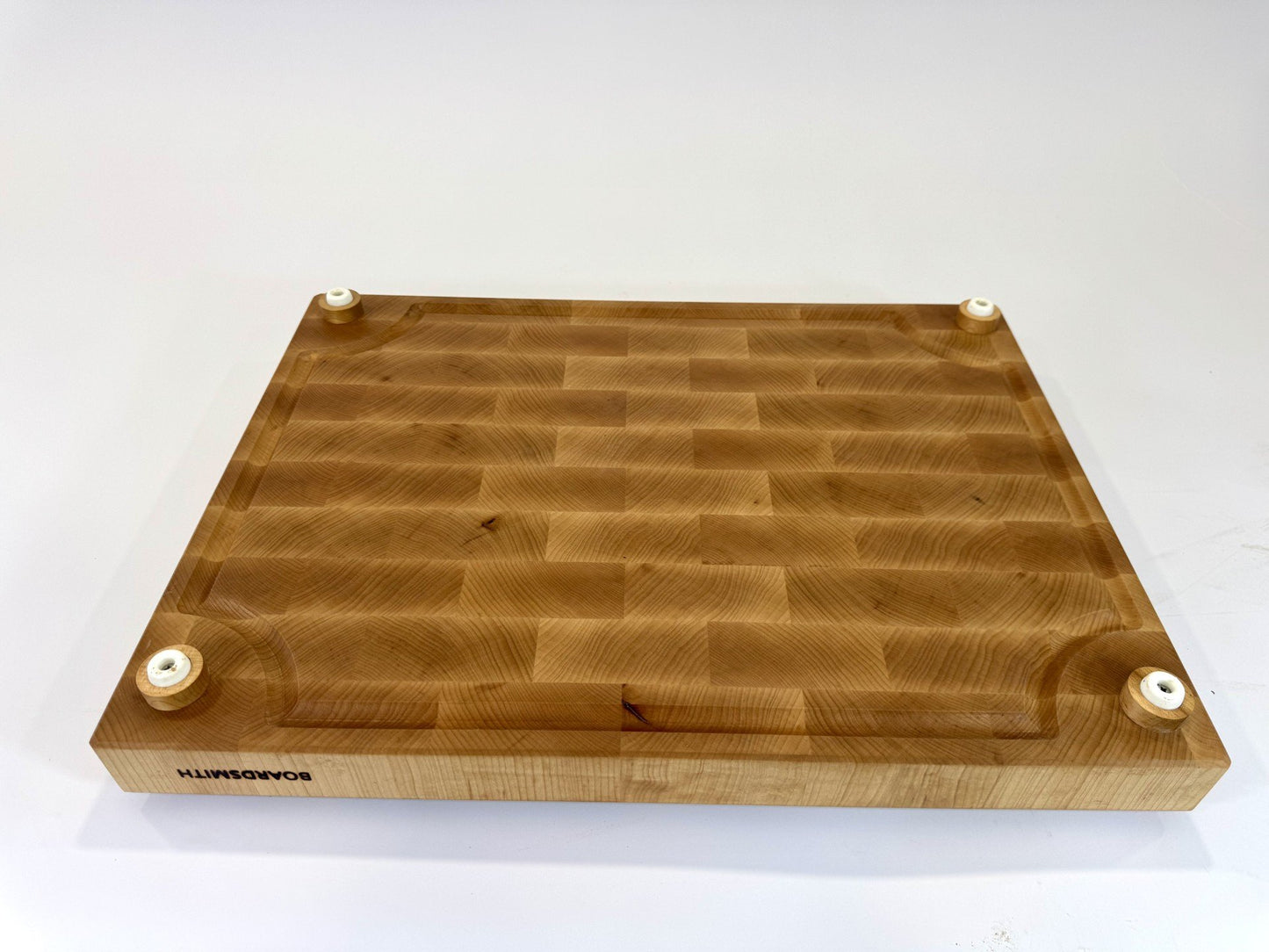 467 Maple 24 x 18 x 2 with Bottom Groove & Finger Grooves & Feet