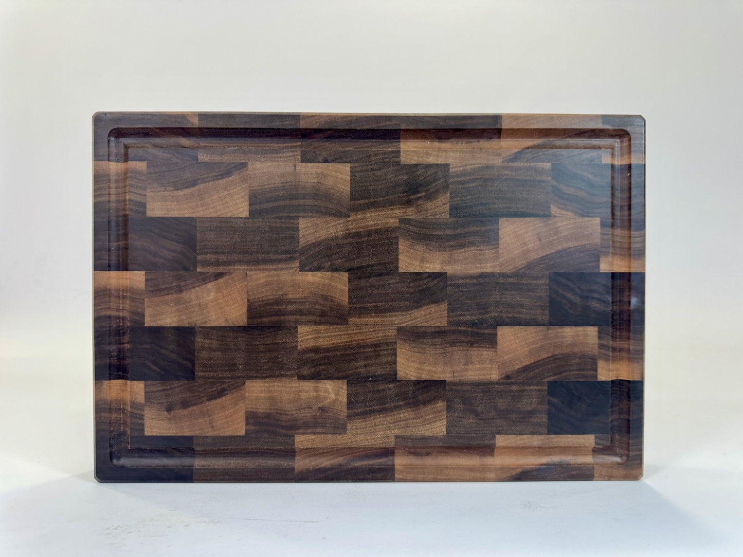 560 Walnut 18 x 12 x 2 with Grooves & Feet