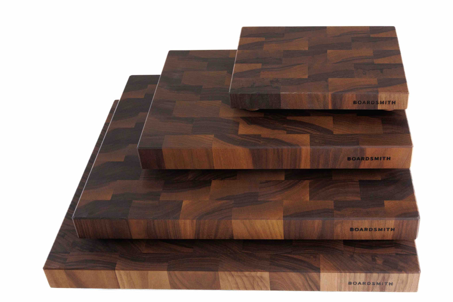 Maple & Walnut 'Border' End Grain Cutting Board