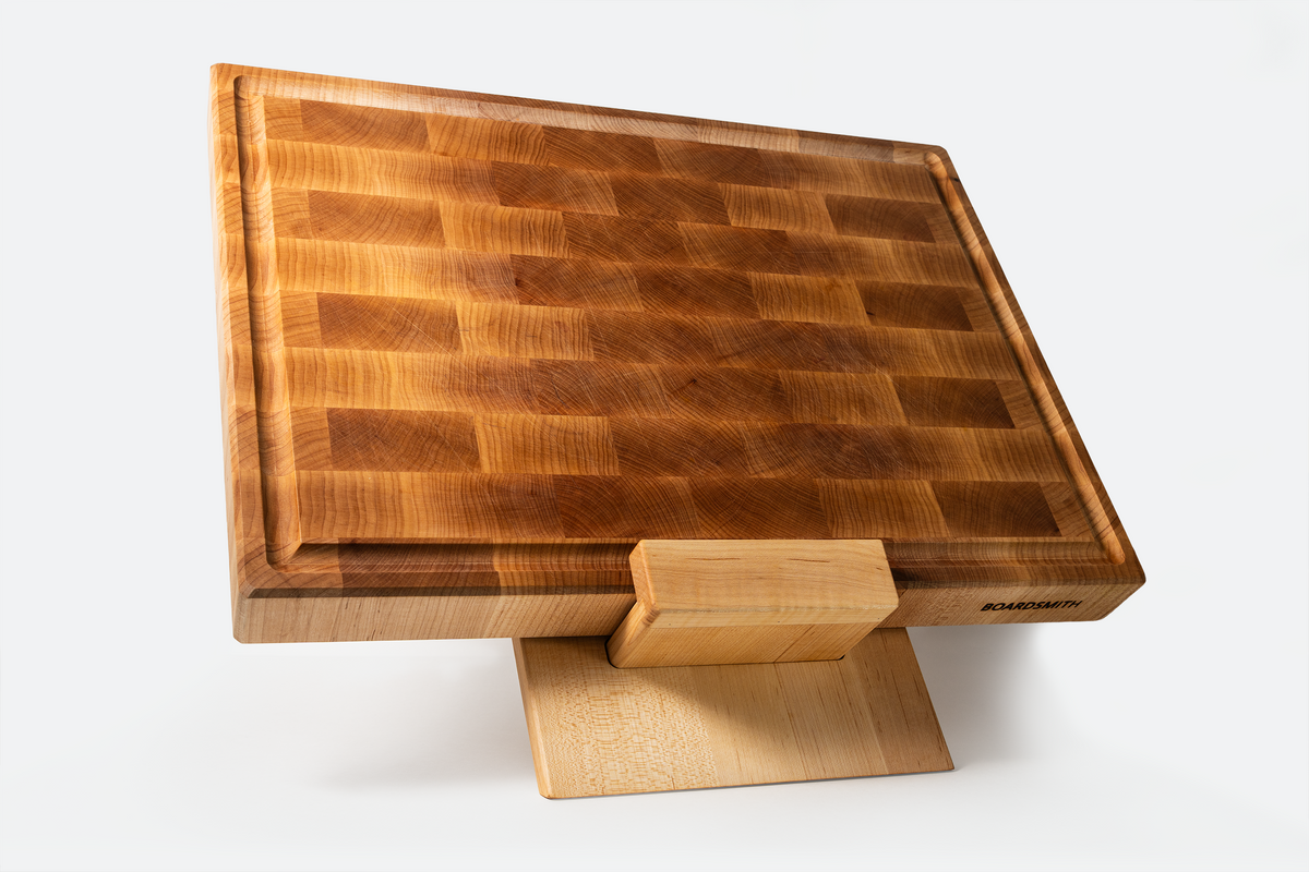 Adjustable Cookbook & Cutting Board Stand